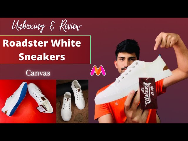 Buy roadster white sneaker in India @ Limeroad