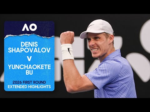 Denis Shapovalov v Yunchaokete Bu Extended Highlights | Australian Open 2026 First Round