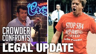 Legal Update on 'Crowder Confronts Lying Professor' | Louder With Crowder