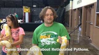 Celebrity Feeding and housing a reticulated python Profile