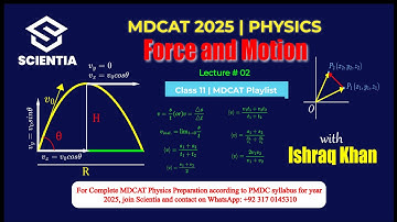 Lecture 02| Force and Motion | Physics | MDCAT 2025 | Ishraq Khan | Scientia