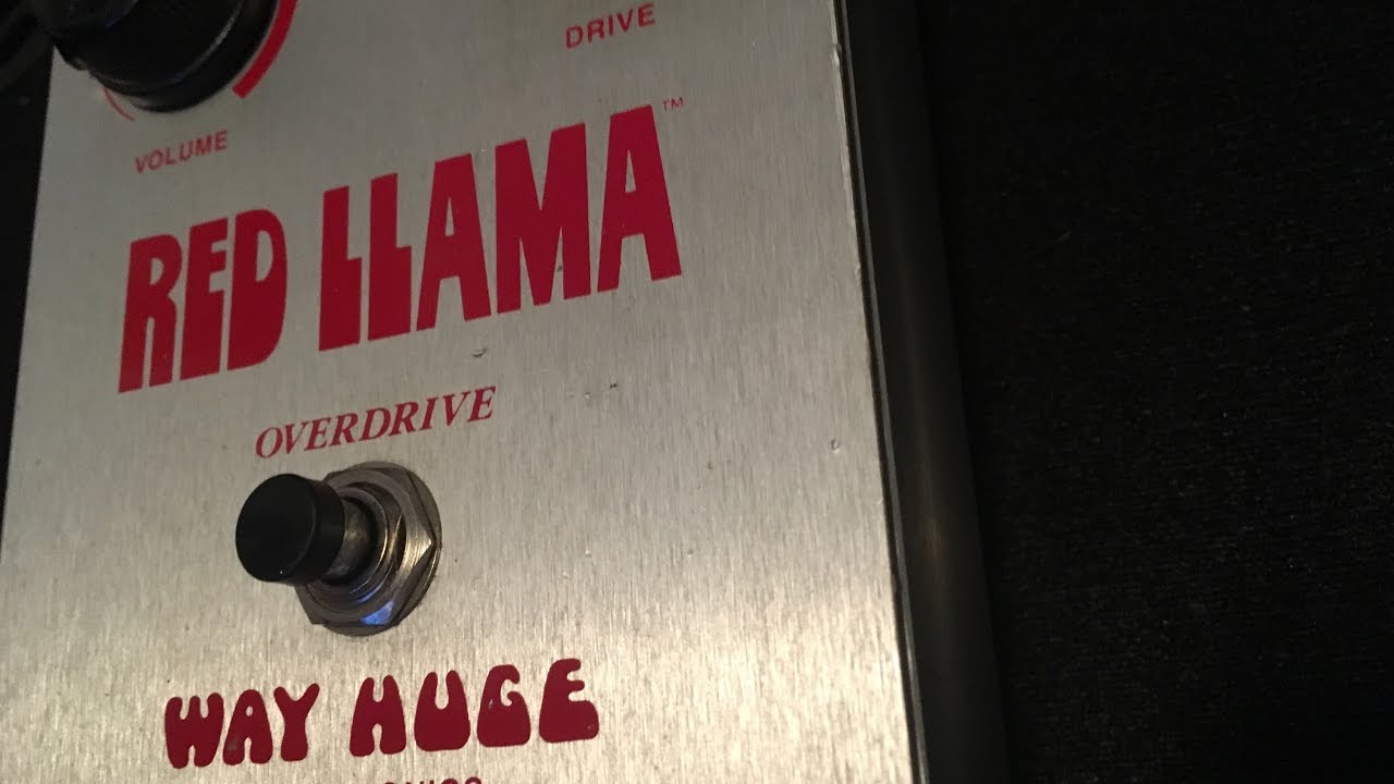HQ] Original Way Huge Red Llama RL-2 Overdrive Guitar Pedal mkI