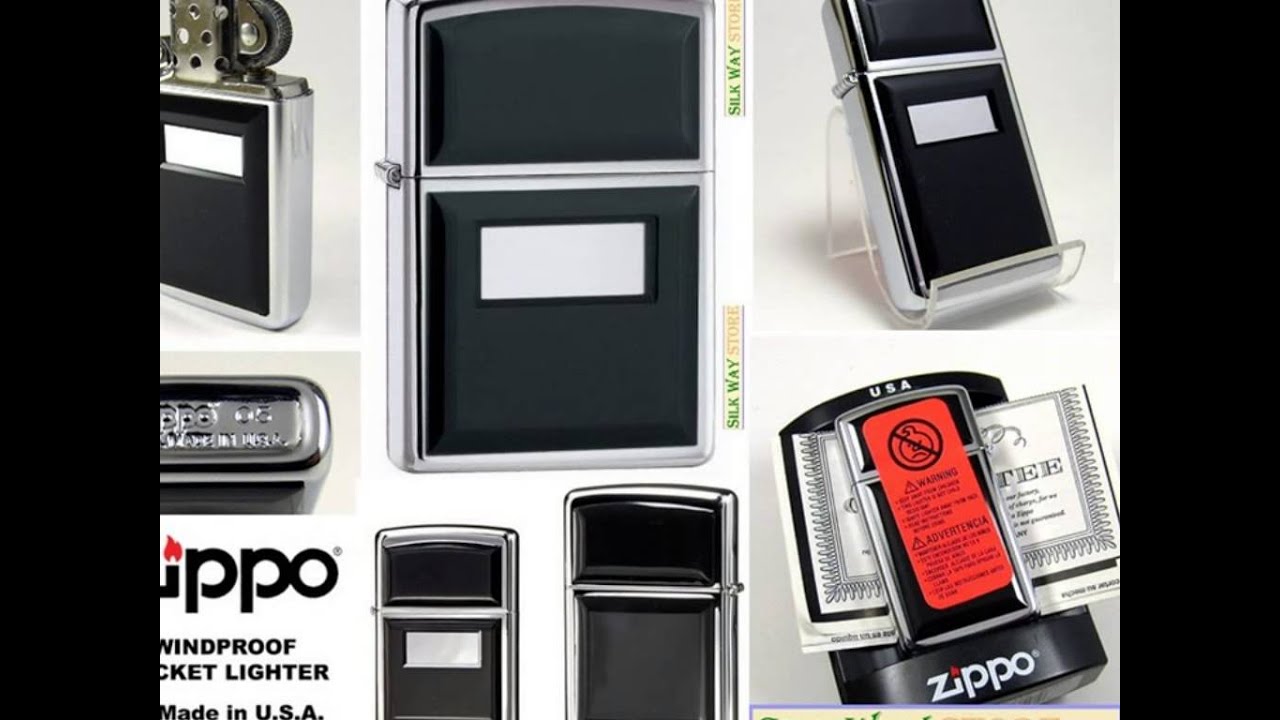 Zippo Ultralite Black 355 video YouTube