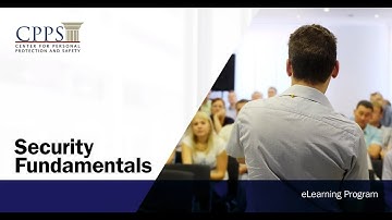 Security Fundamentals: eLearning Program Promo Video