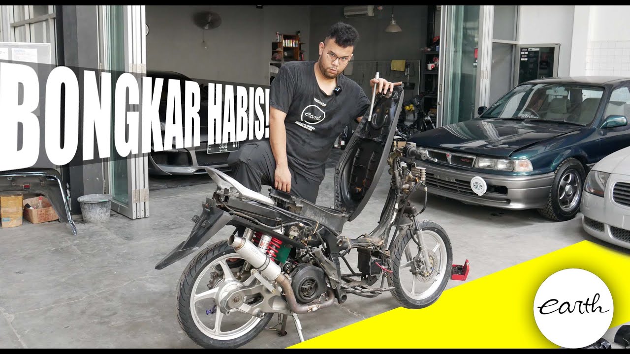 MODIFIKASI YAMAHA NOUVO BORE UP BARU JADI LANGSUNG DI BONGKAR HABIS LAGI #MOTOVLOG