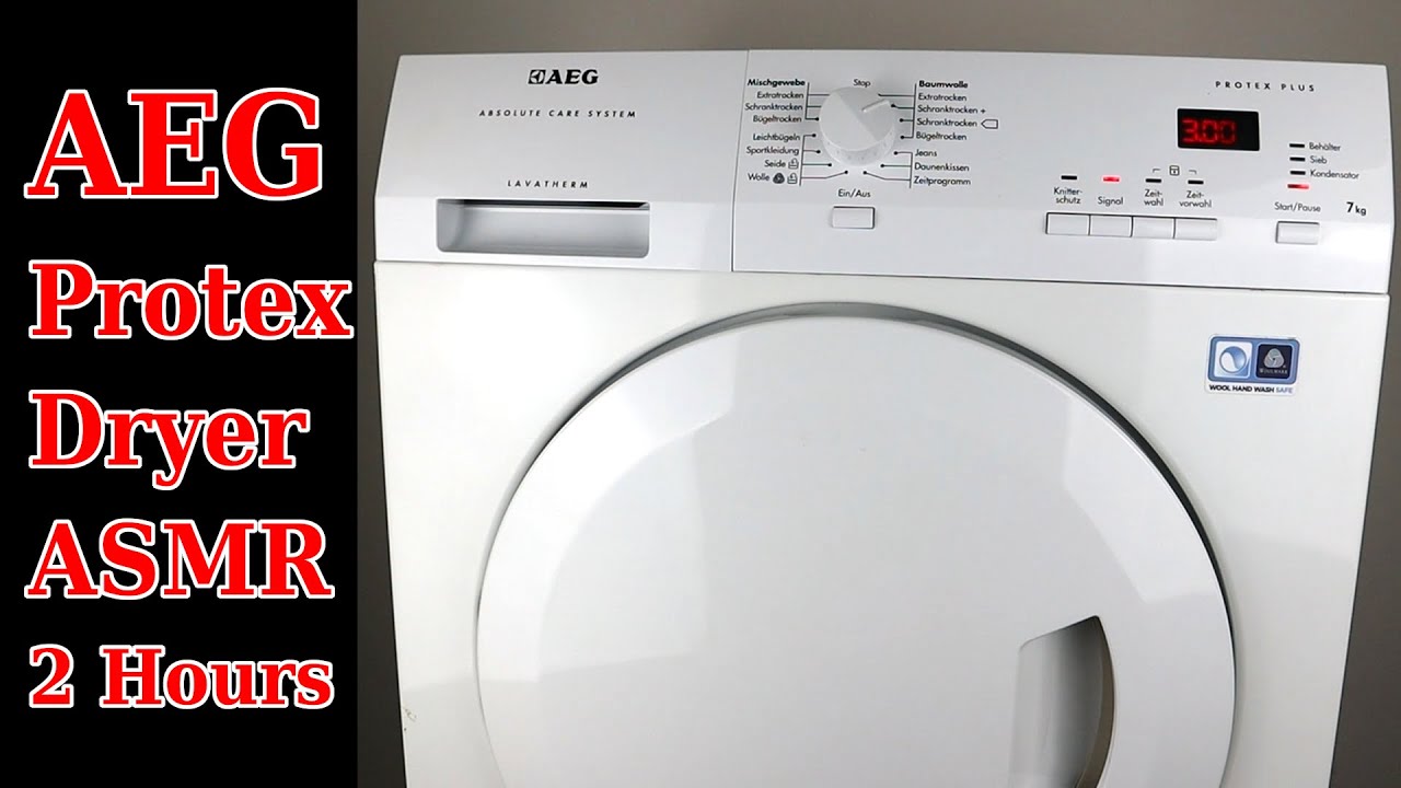 Aeg Lavamat Turbo Wash & Dry Protex ASMR Laundry - Wash and Dry - AEG Protex Dryer - YouTube