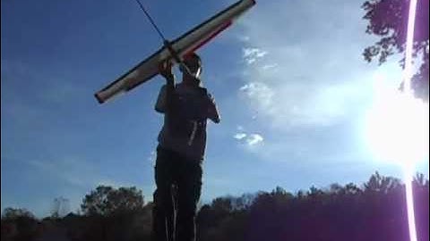 50" Scratchbuilt DLG - Overview and Flight