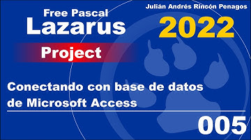 005 Lazarus Free Pascal 2022 Conectando con base de datos de Microsoft Access