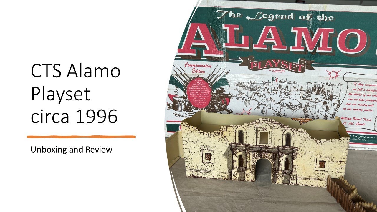 Alamo Playset from Classic Toy Soldiers (CTS) 1996 Unboxing and Review