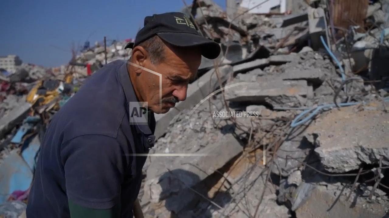 After months in tents and shelters, the Nassar family return to a scene of destruction in Jabaliya