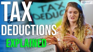 Tax Deductions Explained: How Do They Work