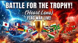 ⚔️ FLAG BATTLE LIVE | Every Country Fights for the Crown! | #flagstorm