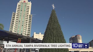 5th annual Riverwalk tree lighting held in Tampa