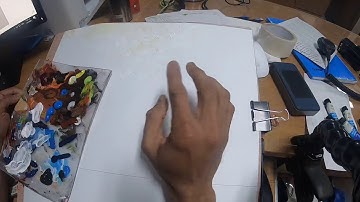 Abstract art - Fish in the sea- timelapse video