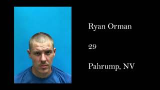 Ryan Orman Arrested Following String of Burglaries