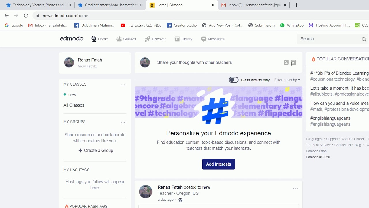 How to take a Quiz and Assignment in Edmodo YouTube