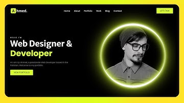 Responsive Portfolio Website Using HTML CSS & Bootstrap 5 | Part 01 | Hindi Tutorial