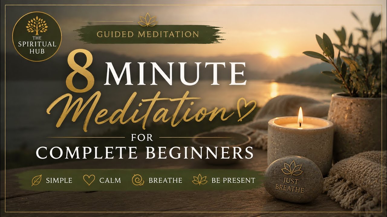 8 Minute Meditation For Beginners | Calm Your Mind Fast - YouTube