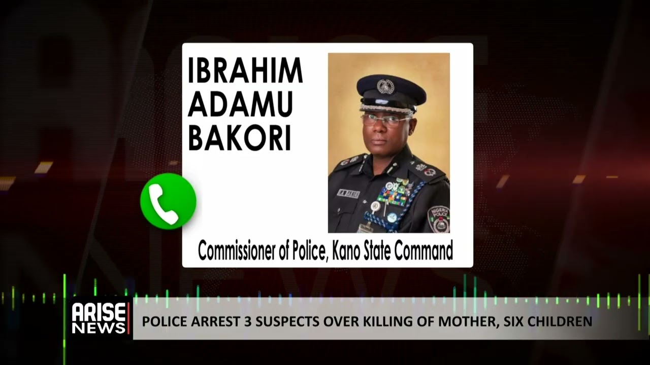 Police Arrest 3 Suspects Over Killing of Mother, Six Children -Bakori