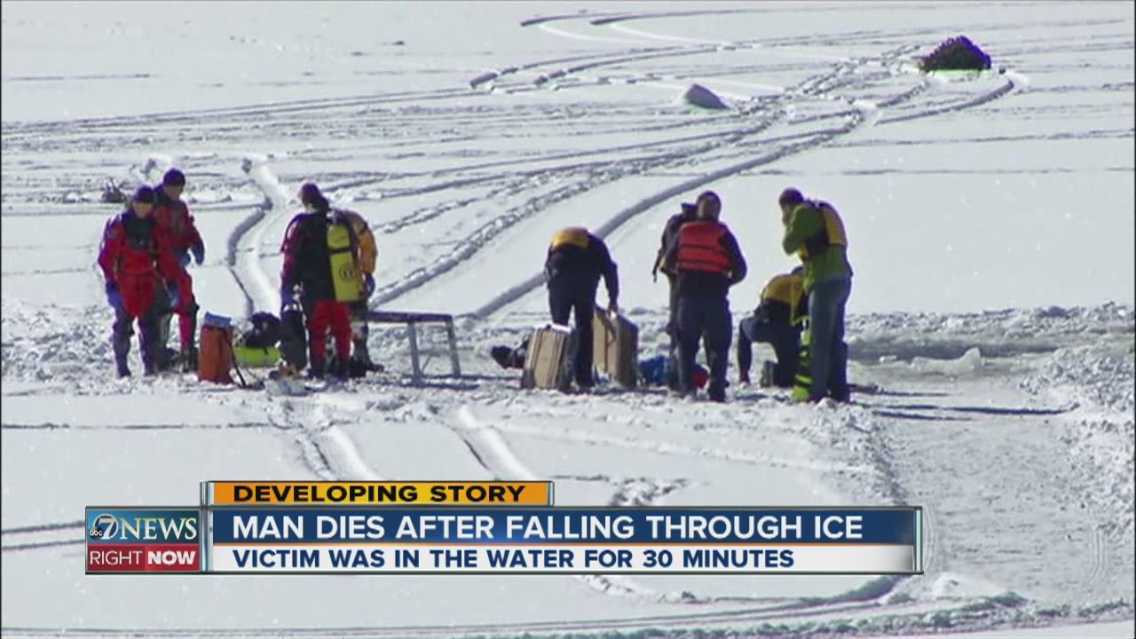 Man dies after falling through ice in Evergreen - YouTube
