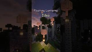 How to build Floating Lanterns in Minecraft Tutorial! #minecraft