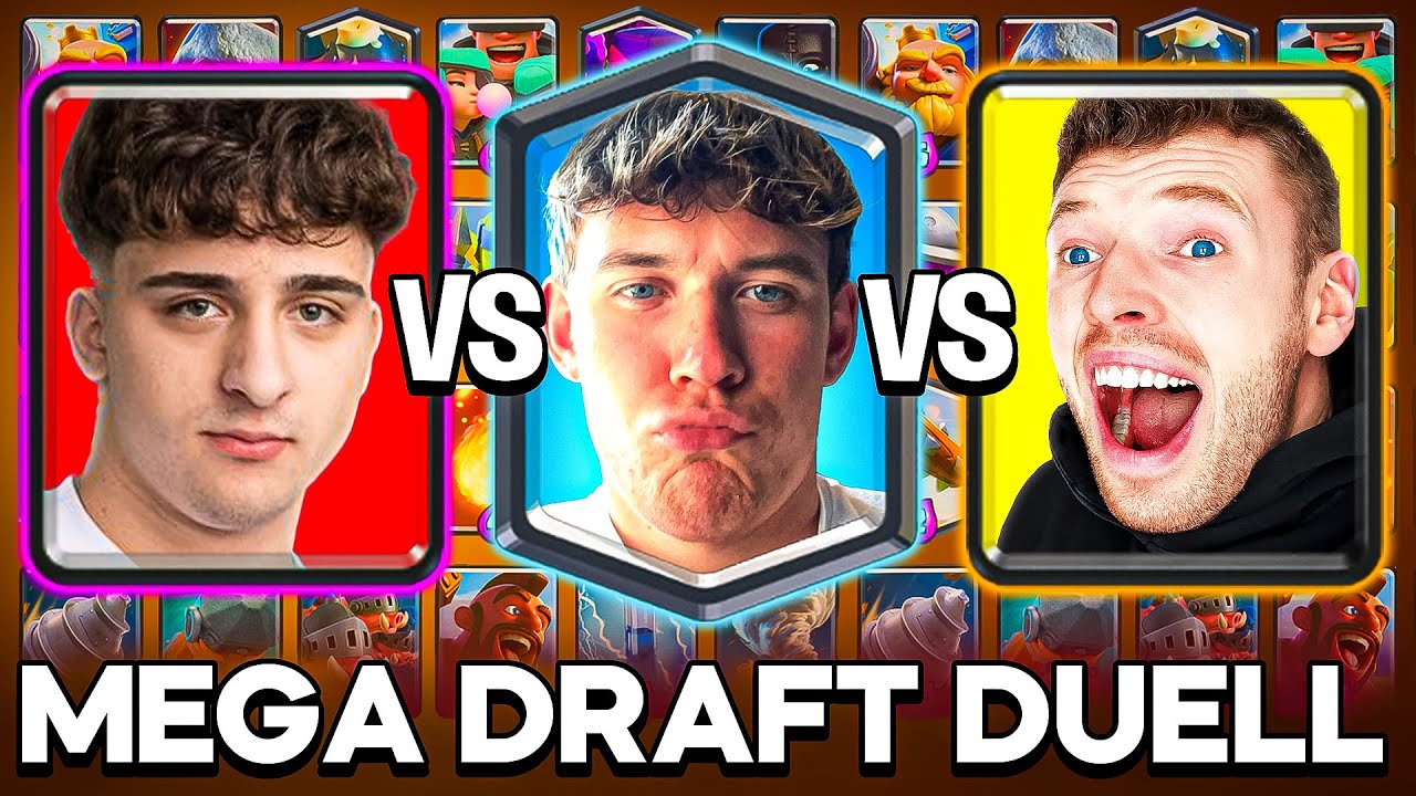😱🤯BIGSPIN vs. LUKAS vs. DOMINIK - MEGA AUSWAHL DUELL AM LIMIT... | Clash Royale Deutsch