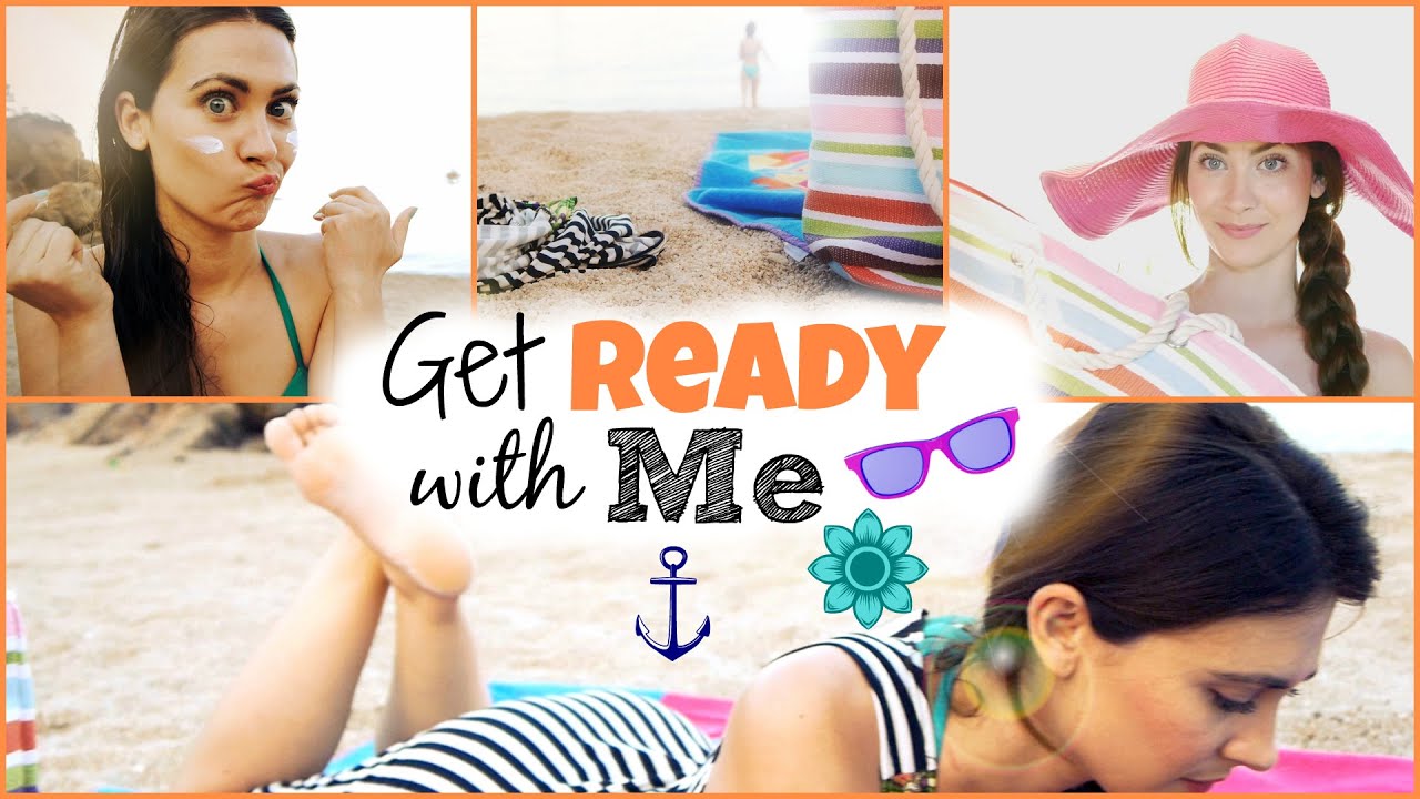 Get Ready With Me: Beach day. Día de Playa | Piel, Peinado sencillo, Maquillaje, Outfit! beautycon