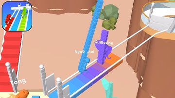 Bridge Race Live Gameplay Walkthrough All Level 11 - 18 Update Android,iOS Part 1