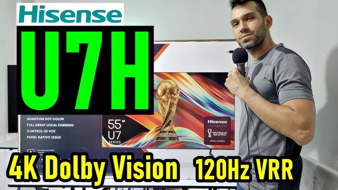 SMART TV HISENSE HS-55A6H 55  4K UHD LED HDR 10 PLUS VIDAA CONTROL DE VOZ