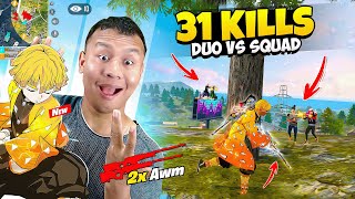 2x Awm is Just Perfect with Demon Slayer Bundle ✌ Tonde Gamer - Free Fire Max