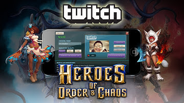Heroes of Order & Chaos - How to TWITCH!
