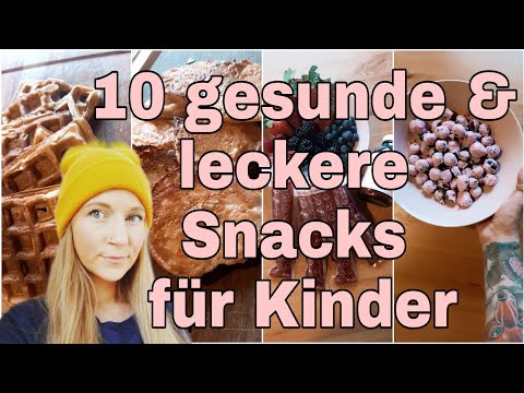 Video: 10 gesunde Snacks für den ganzen Tag