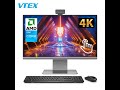 23.8 Inch Pc All-In-One Desktop Computer I3 I5 I7 4K Desktop Pc All In One