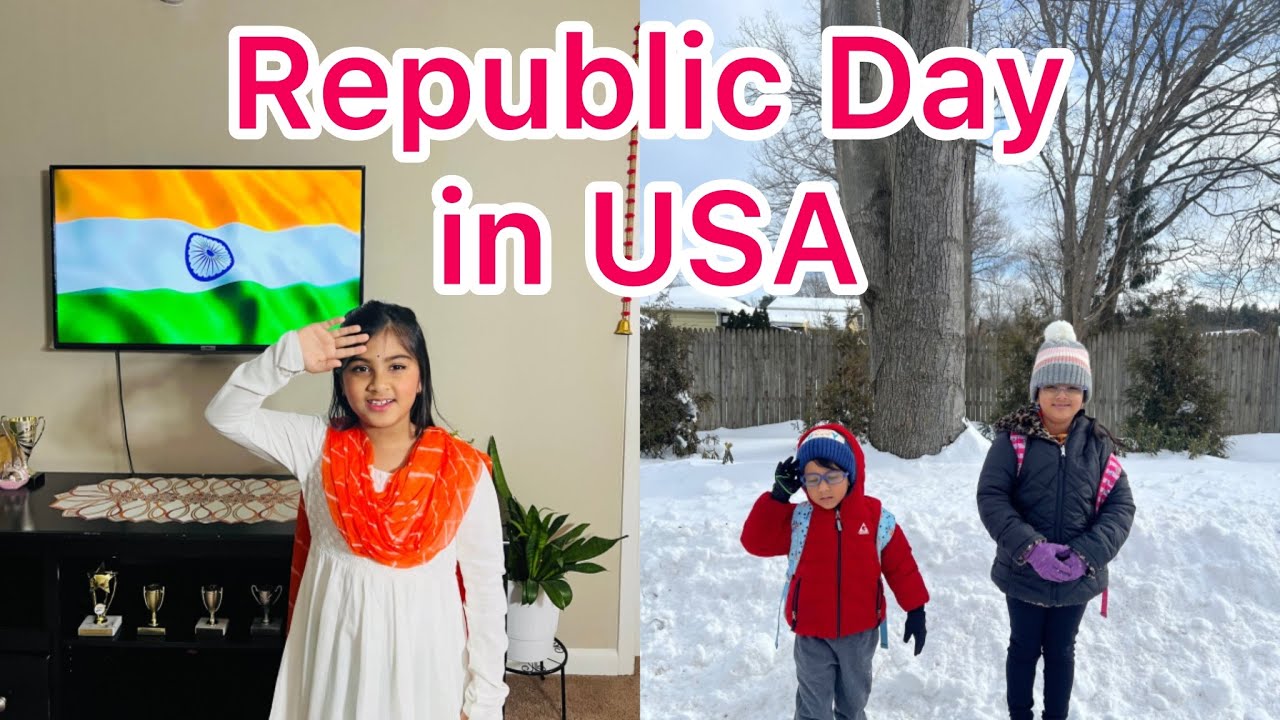 Snowstorm & Republic Day in USA  | Devash Got Award #republicday #snowstorm #indianinusa 
