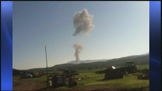 F15C fighter jet from Barnes ANGB crashes in Virginia screenshot 4