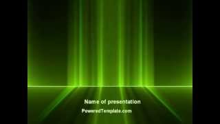 Green Horizon PowerPoint Template by PoweredTemplate.com