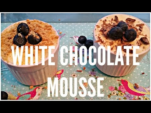 WHITE CHOCOLATE MOUSSE !