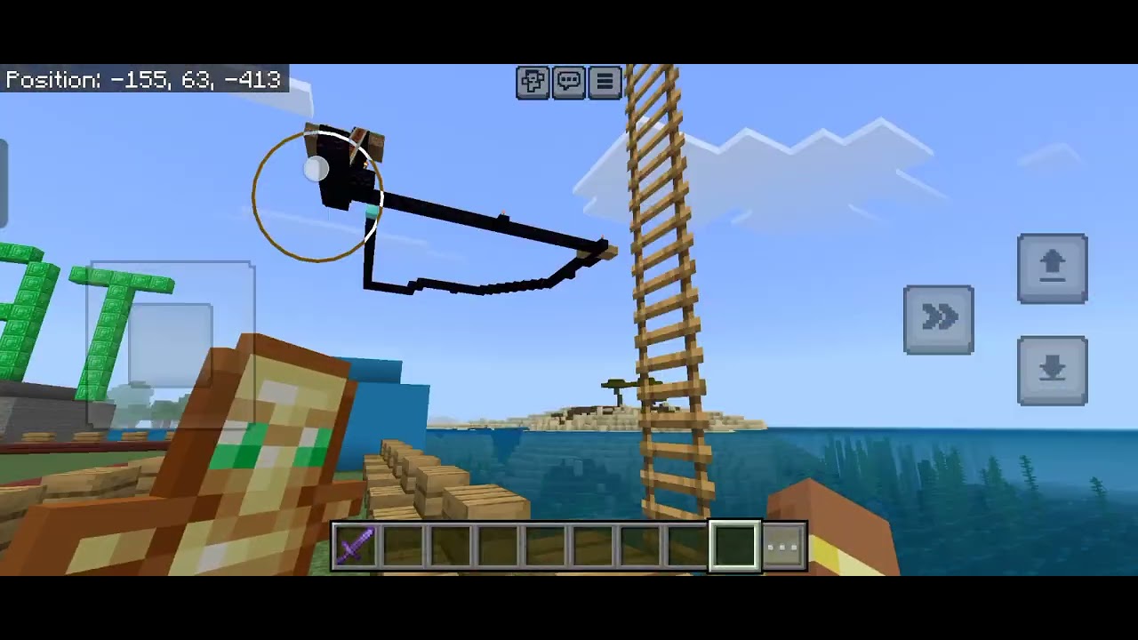 My Creative Minecraft World and some illegal Build ft.Noob Parkour because Creative 