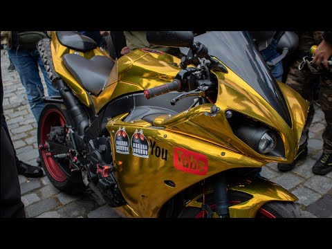Видео: Последний МотоПрохват Золотая Yamaha R1 Diablo | Встреча с Подписчиками КИЕВ!