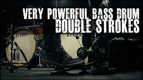 A Way To Have Very Powerful Bass Drum Double Strokes - James Payne