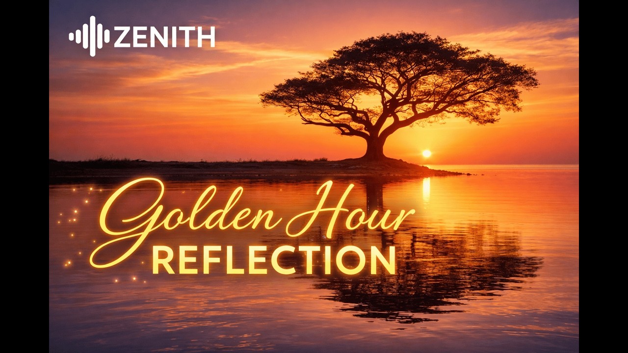 Golden Hour Reflection - Atardecer Silencioso | Música Zen Calmante para Yoga y Meditación