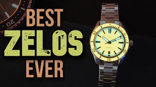 The Best Zelos Ever? - The Zelos Swordfish 40 automatic 200m Dive Watch INSANE Fully Lumed Dial