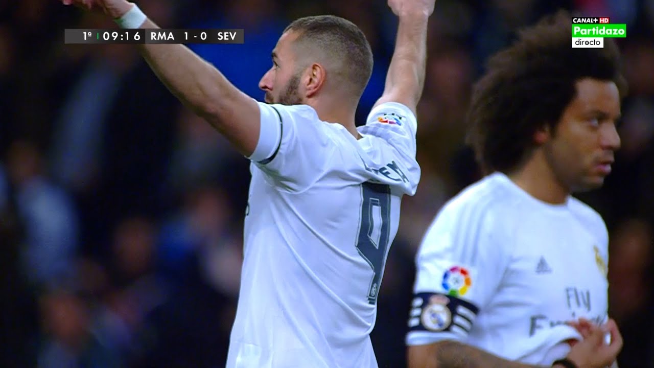 Karim Benzema vs Sevilla (H) 15-16 HD 1080i by Silvan