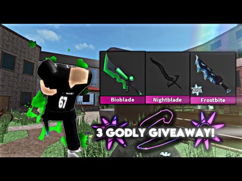 3 Godly Giveaway! | ✨8k Sub Special!✨(Murder Mystery 2)