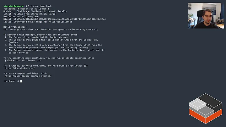 Running Docker inside of a LXD container
