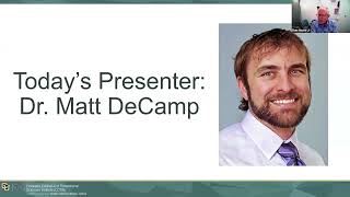 Making Methodological Decisions in Real-world Community Settings—Matt DeCamp, MD PhD