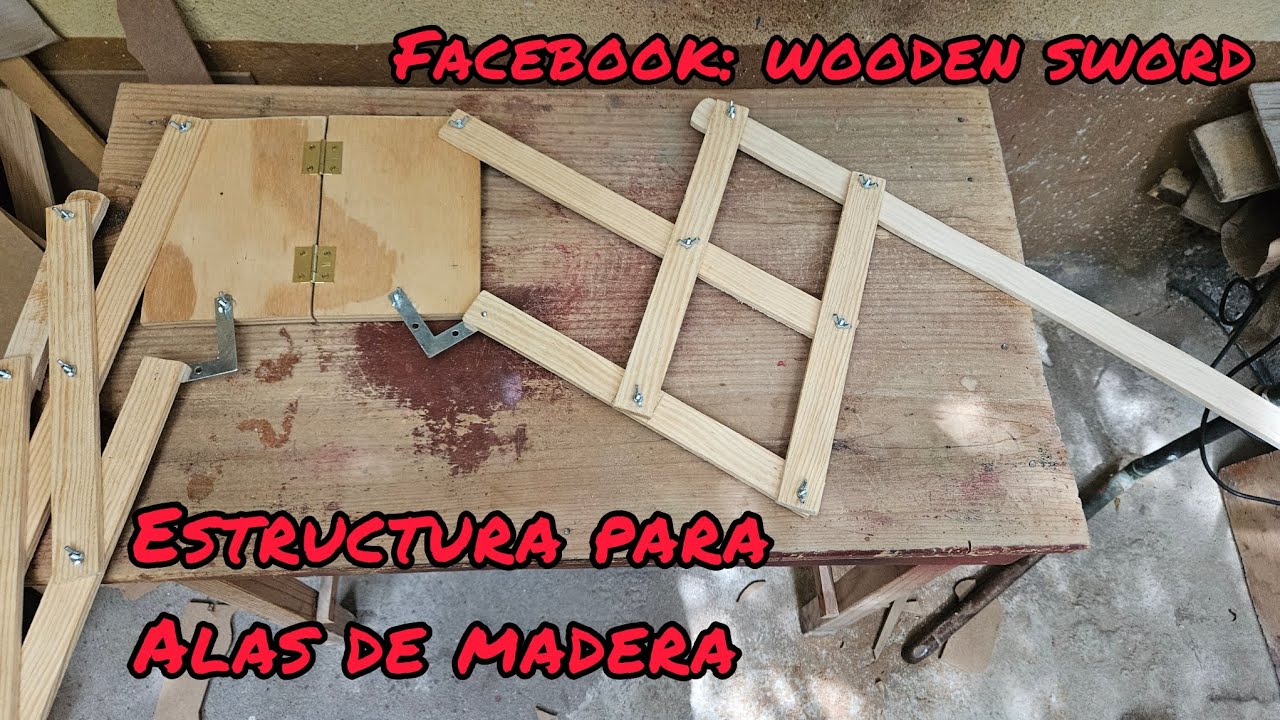ESTRUCTURA PARA ALAS DE MADERA 