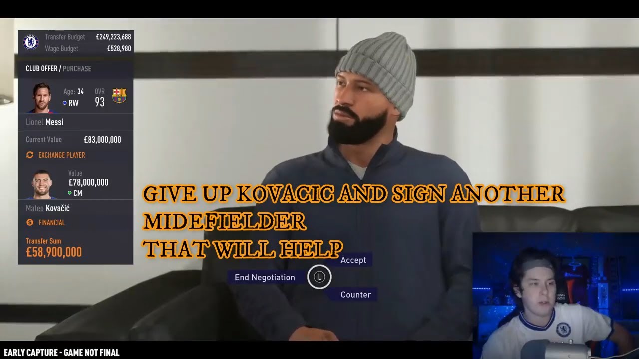 LIONEL MESSI TO CHELSEA : FIFA 21 CAREER MODE REACTION |WRITTEN REACTION| |BfordLancer48|