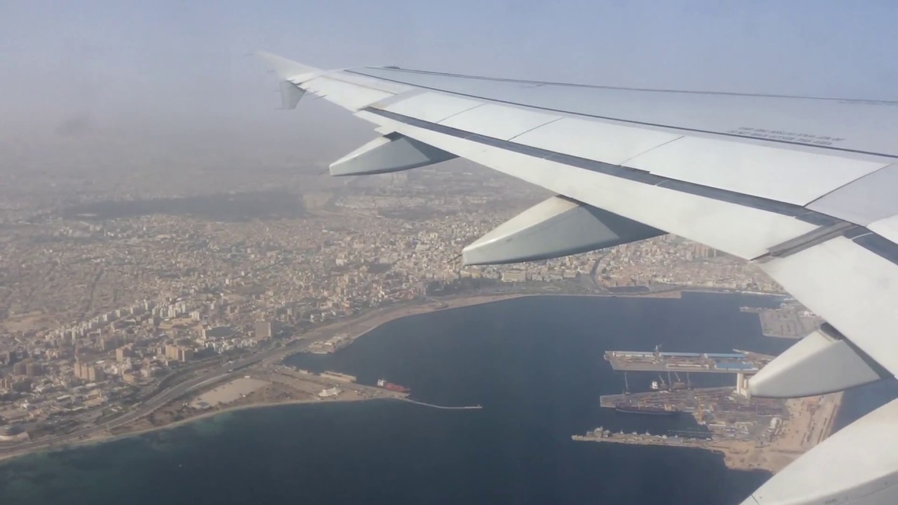 Libyan Wings ✈ الاجنحة الليبية Airbus A319 Tripoli Meitiga to Tunis Carthage