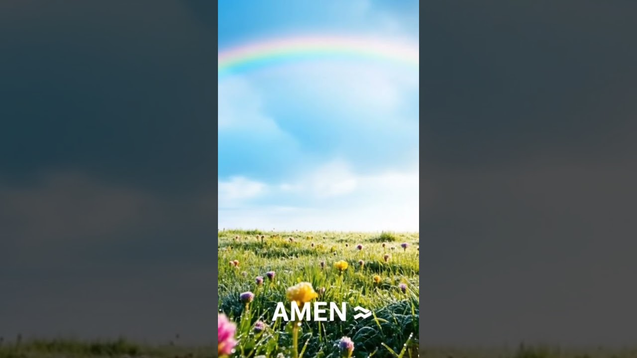 🌈 Say this prayer—8-sec rainbow hope. 🙏 